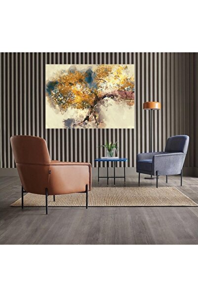 Tablo Deposu Pictură modernă abstractă de pânză cu zâmbet de copac