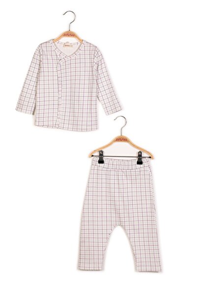 Zeyland Gemustertes Unisex-Pyjama-Set aus 100 % Baumwolle für Babys