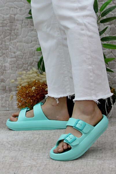 Mehmet Mete EZ0095 Beach Sea Pool Slippers Light Comfortable Flexible Women's Slippers