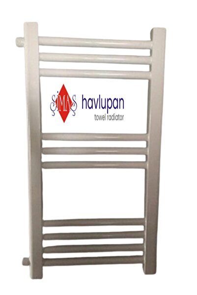 ŞİMAŞ HAVLUPAN 400x700 Beyaz 10 Borulu Yandan Girişli Havlupan