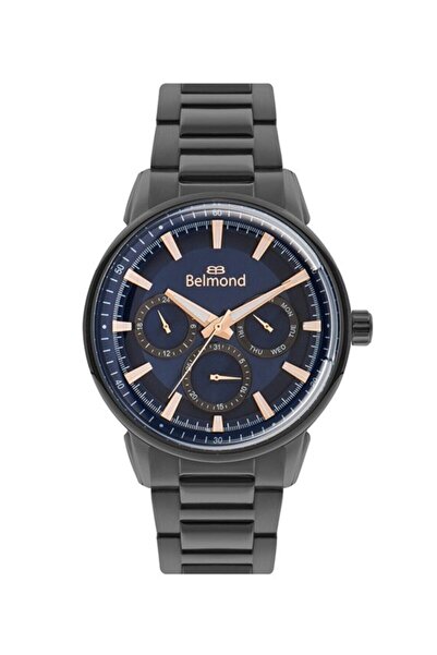 Belmond Erkek Çelik Kol Saati - Füme Kng974.090