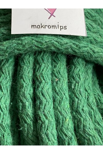 Makromİps Σχοινί Macrame (10 METER/5,5-6 MM) Βαμβακερό κορδόνι που ράβεται Σχοινί Σχοινί από γιούτα Kaytran Supla Τσάντα Καλάθι Σχοινί
