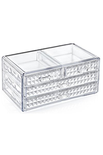 Box Up Makeup Organizer with 4 Drawers