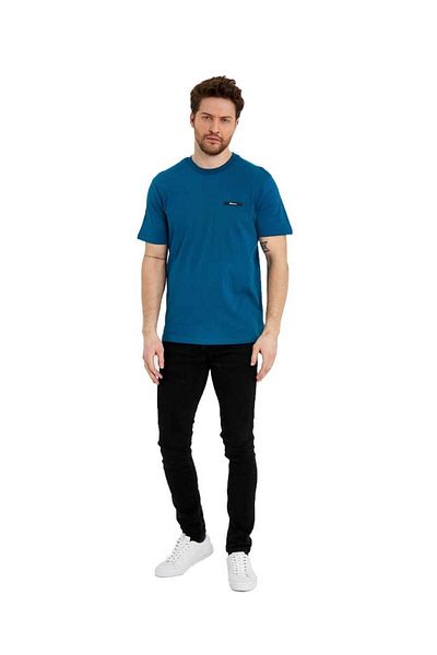 Adams Tricou cu mânecă scurtă cu logo neimprimat pentru bărbați