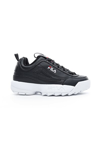FILA Pantofi sport negri pentru femei Disruptor din piele sintetică