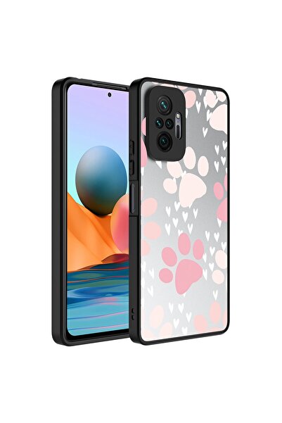 Nezih Case Xiaomi Redmi Note 10 Pro Uyumlu Aynalı Desenli Kamera Korumalı Par...
