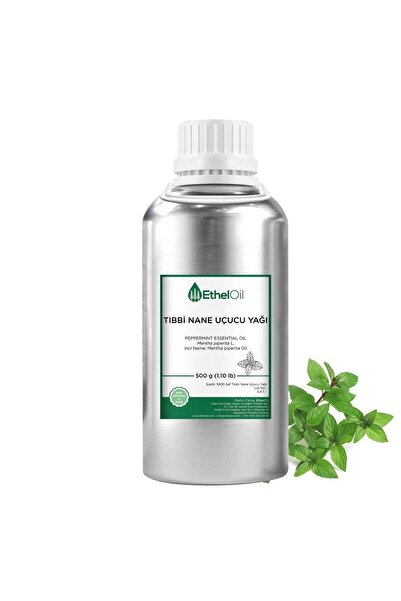 Etheloil Nane (tıbbi) Uçucu Yağı - - 500 Gr - %100 Saf Ve Doğal Uçucu Yağ -