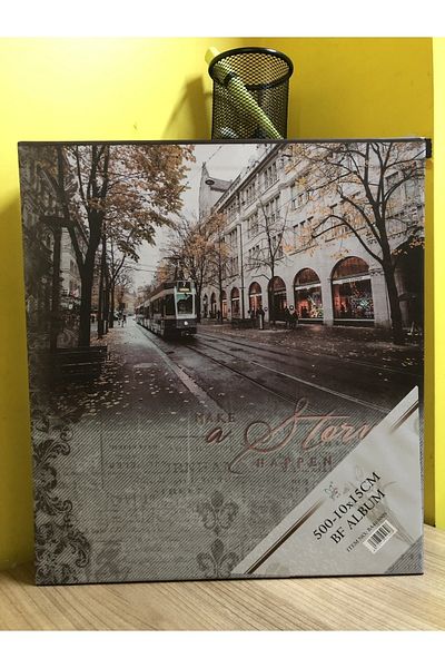 Acr Digital World 10x15cm 500 Pieces Boxed Tram Patterned Photo Album