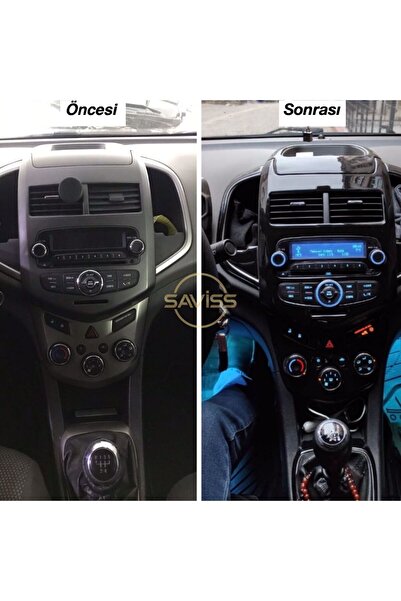Saviss Chevrolet Aveo Full Set Parlak Siyah Torpido Maun Kaplma, Konsol Kapla...