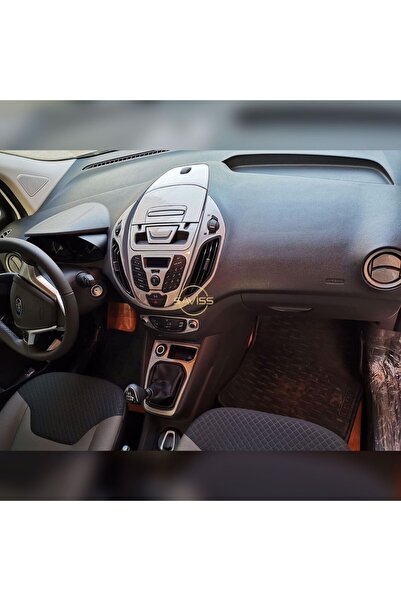 Saviss Ford Courier Full Set Gümüş Gri Torpido Maun Kaplama, Konsol Kaplama (...
