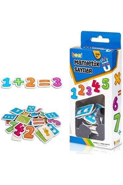 BEMİ Magnetic Magnet Numbers - 30 Pieces