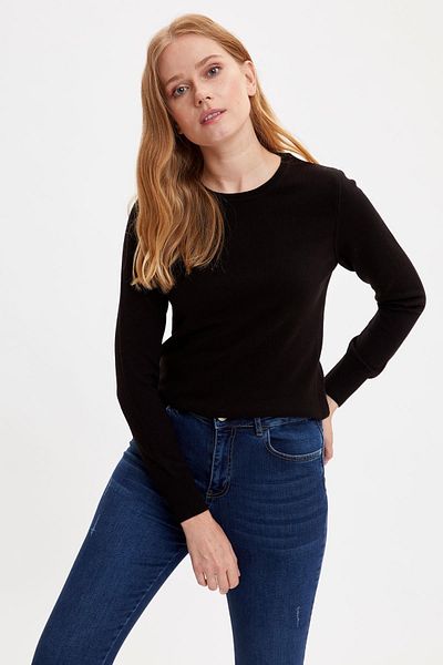 DeFacto Crew Neck Regular Fit Sweater