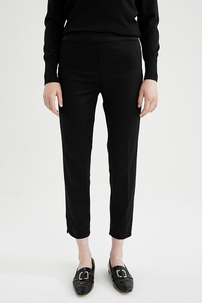 DeFacto Valentina Cigarette Satin Trousers - Straight Leg