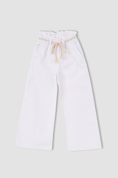 DeFacto Сламени дънкови панталони Culotte за момиче