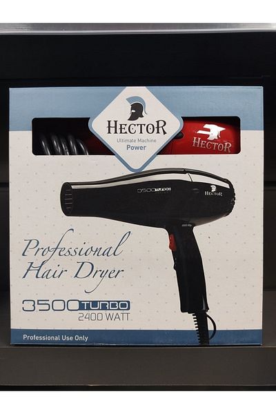 Hector 3500 Turbo Red Hair Dryer and Blow Dryer..NHRMKN1007011