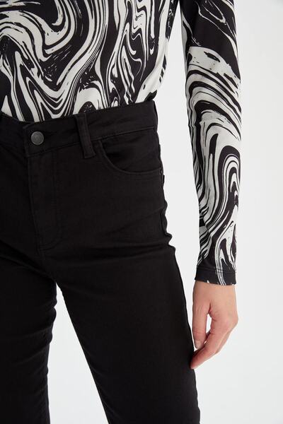 DeFacto Traditional carmela Slim Fit Gabardine Trousers