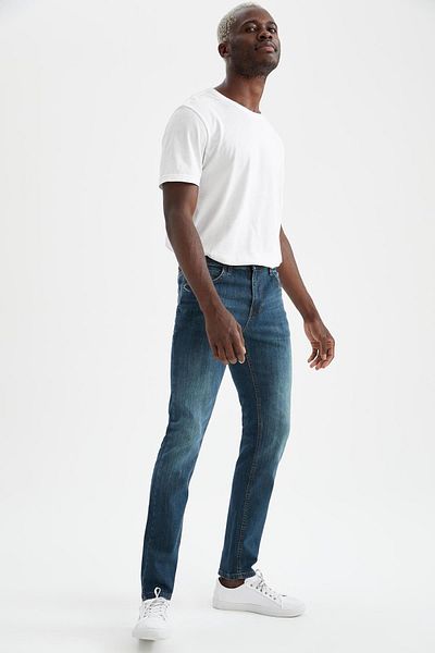 DeFacto Sergio Regular Fit Normal Waist Pipe Leg Jean Trousers