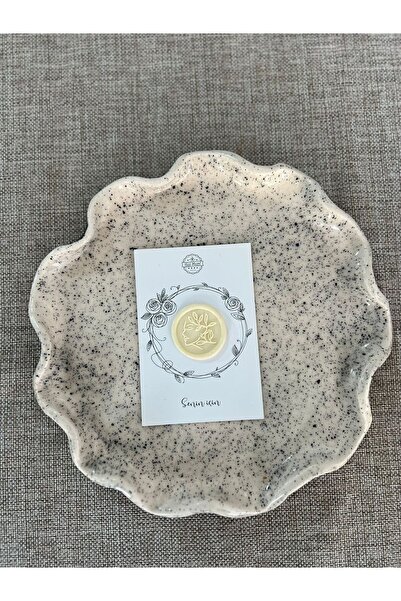 Gül Mum Mühür Mumu (ekru Renk)