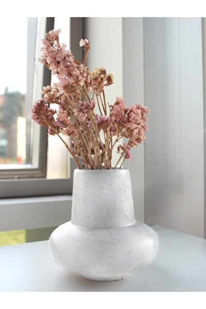 The Craft Thor Dekoratif El Yapımı Beton Modern Vazo