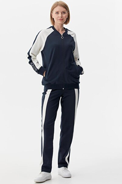 Sementa Двоколірний спортивний костюм з деталями на рукавах, темно-синій