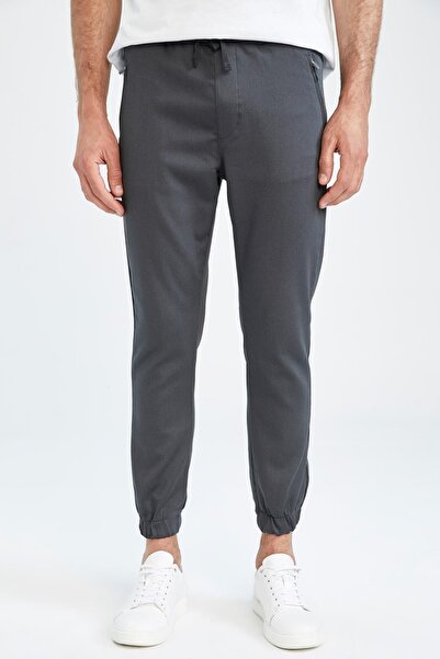 DeFacto Kalhoty Jogger Standard Fit Gabardine Chino