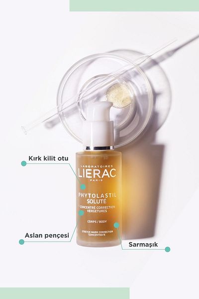 Lierac Herbal Care Serum Effective Against Reducing the Appearance of Stretch Marks 75 ml - Phytolastil Solute