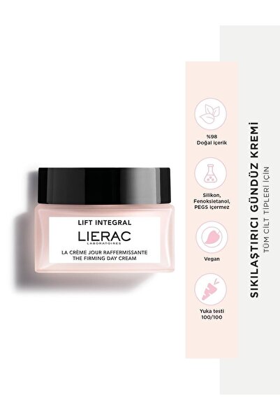 Lierac Lift Integral Day Cream Firming, Vegan, Shea Butter, Day Care Cream 50 Ml