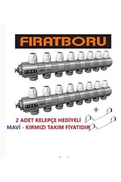 Fırat Grup Fırat 8 Li Kendinden Vanalı Kollektör Takımı