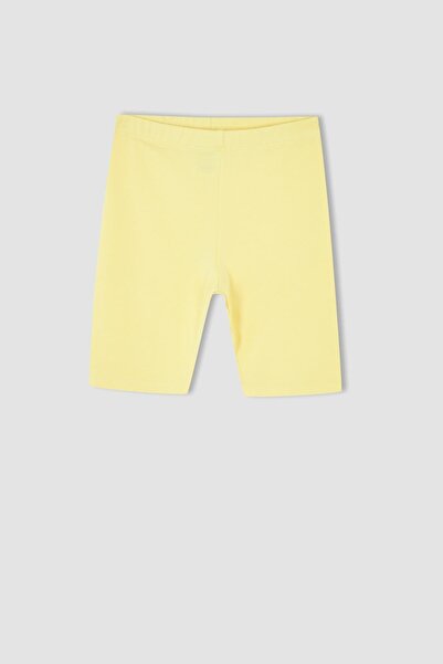 DeFacto Girl's Basic Biker Tights