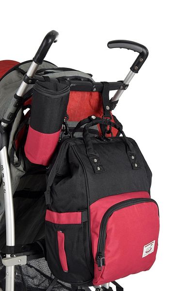 ÇÇS 16099 Mother Baby Care Backpack 2 Pack Black-red