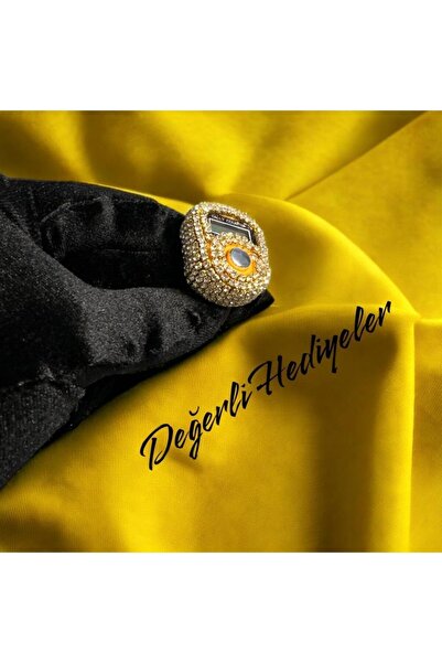 GÜLSEMALİ Lüks Taşlı Zikirmatik Işlemeli Taşlı Zikirmatik Kaplamalı Taşlı Zik...