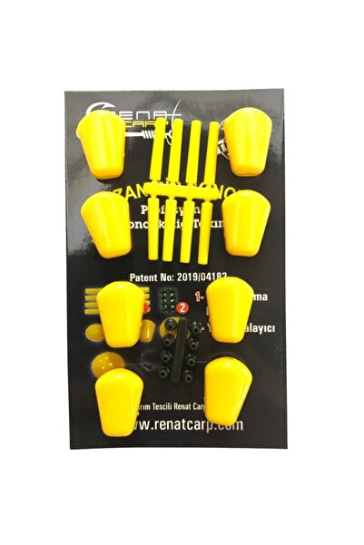 Renat Carp Profesyonel Rig Mısır Model Boncuklu Sarı Tam Takım Sazan Dip Yemi