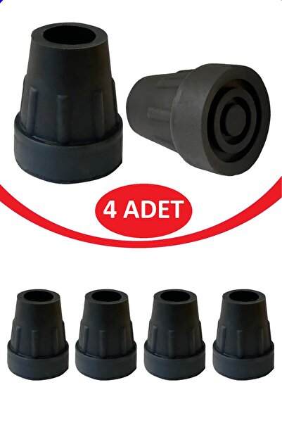 RAJ Kaymayan Baston Kanedyen Asa Koltuk Değneği Lastiği Birinci Sınıf Kalın Taban Lastik 4x