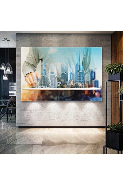 HDART Şehir Planlaması Emlak Real Estate Emlakçı Inşaat Kanvas Tablo T2022028