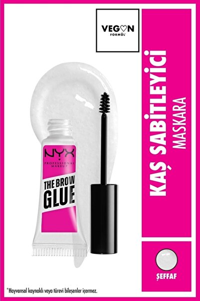 NYX Professional Makeup The Brow Glue Instant Brow Styler - Şeffaf Kaş Sabitl...