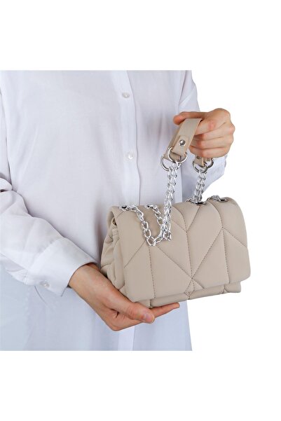 Bagacar Ланцюгова стильна сумка через плече та на руці з норки