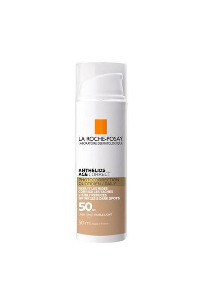 La Roche Posay Anthelios Age Correct - SPF 50 Protection Face Sunscreen, Anti-Blemish and Wrinkle - 50 ml Colorful
