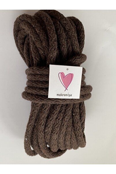 Makromİps حبل ماكروم - حبل سلة من القطن قابل للخياطة بطول 10 أمتار، حبل من ال...