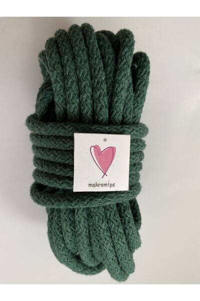 Makromİps Σχοινί μακραμέ (10 ΜΕΤΡΑ 5,5-6 ΜΜ) Μπορεί να ραμφτεί Βαμβακερό ύφανση Πλεκτό Πλεκτό Σχοινί Τοίχου