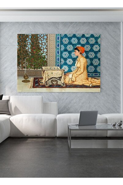 My canvas Osman Hamdi Bey Kuran Okuyan Kız Kanvas Tablo