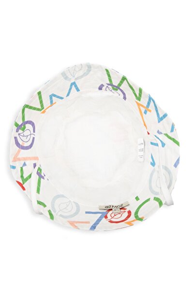 Ozmoz By Mukadder Özden 100% Cotton Colorful Patterned Unisex Children's Hat