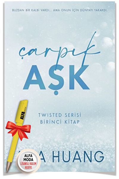 MARTI YAYINCILIK Crooked Love Twisted Series - Book One (Ana Huang) + Fashion Licensed Pencil - Seagull