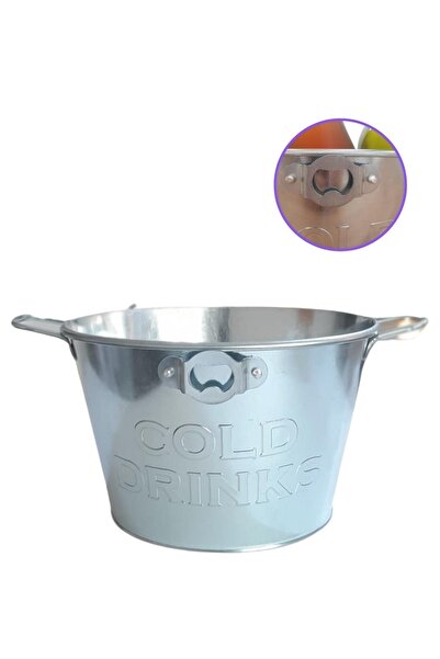 bimbambom Geniş Metal Buz Kovası, Açacaklı Metal Buz Kovası