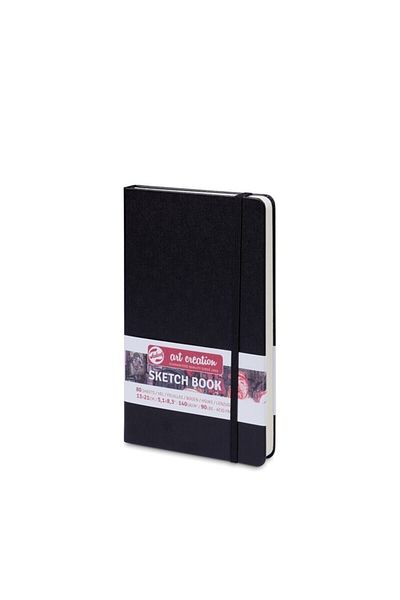 Art Creation Talens: Hard Cover Sketchbook: 140 Gr: Black: 13 Cm X 21 Cm
