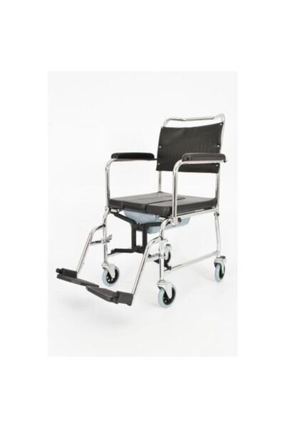 Comfort Plus Tuvaletli Özellikli Yan Kolları Çıkar Ayak Çıkar Katlanır Sandalye
