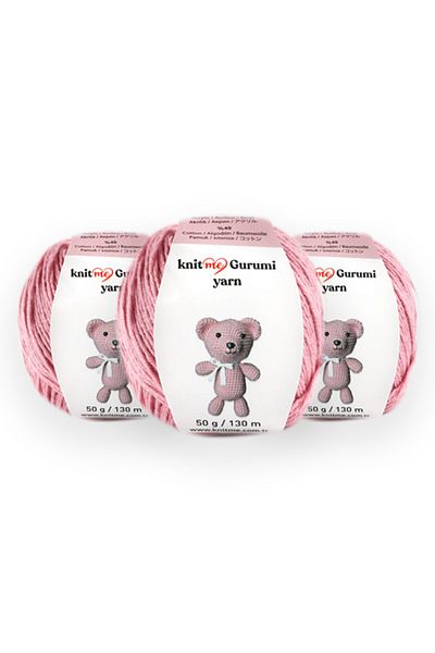 knitme 3'lü Paket Amigurumi, Punch Χειρονακτικό Νήμα Taka Yarn (KA6006)