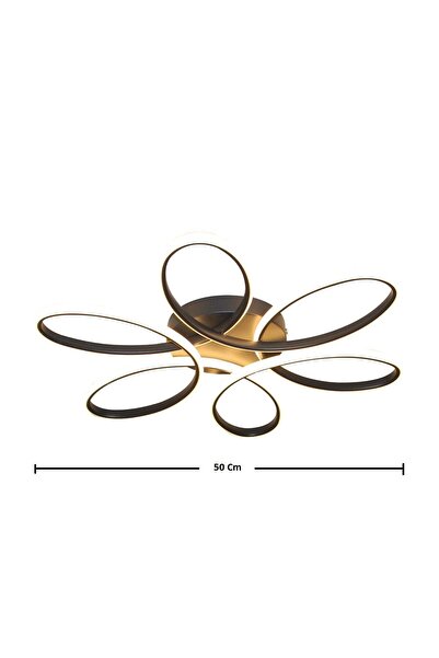 osaka dekorasyon Papatya Model Led 50cm, Tavan Lambası, Modern Ayınlatma, Dekoratif Şık Avize