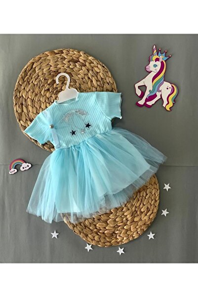 Petite Ponpon Baby Ponpon Baby Kız Yenidoğan Günlük Bebek Elbise