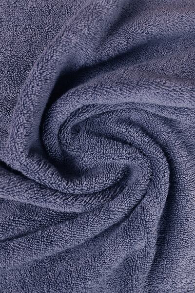 Taka Fabrics Хвиля 100% бавовняний банний рушник розміром 70x140 см, темно-синій
