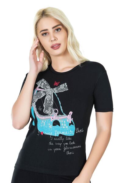 Derya Kurşun Štampano Ženska majica 275